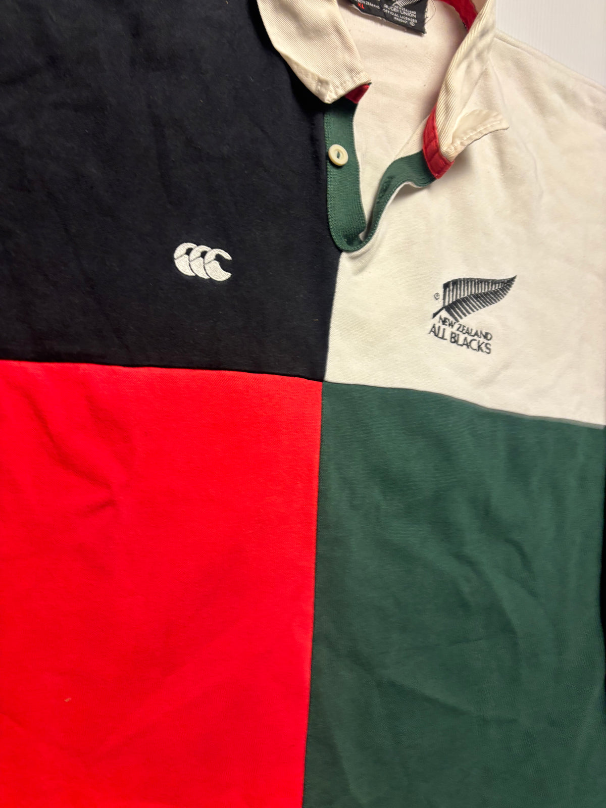 New Zealand All Blacks 90's Training Jersey - XL