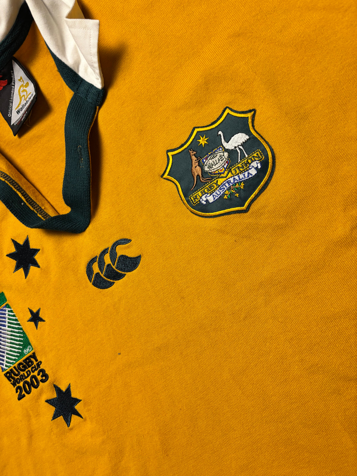 Australia Wallabies 2003 World Cup Jersey - Large