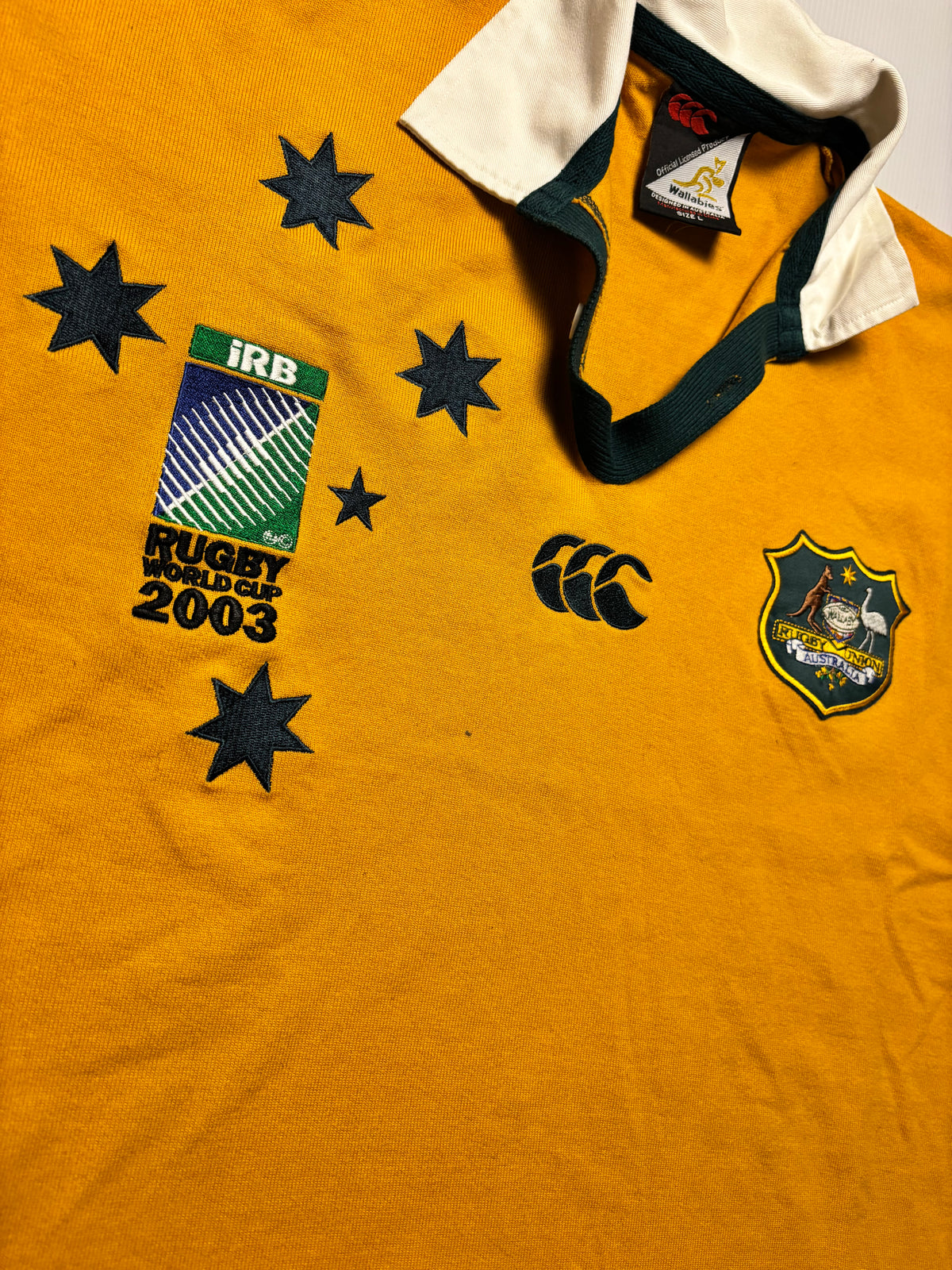 Australia Wallabies 2003 World Cup Jersey - Large