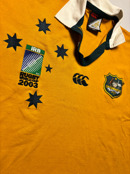 Australia Wallabies 2003 World Cup Jersey - Large