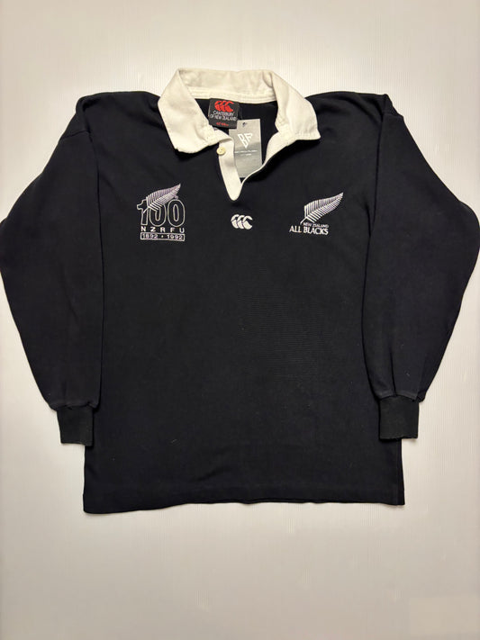 New Zealand All Blacks 1992 100th Anniversary Jersey - Medium