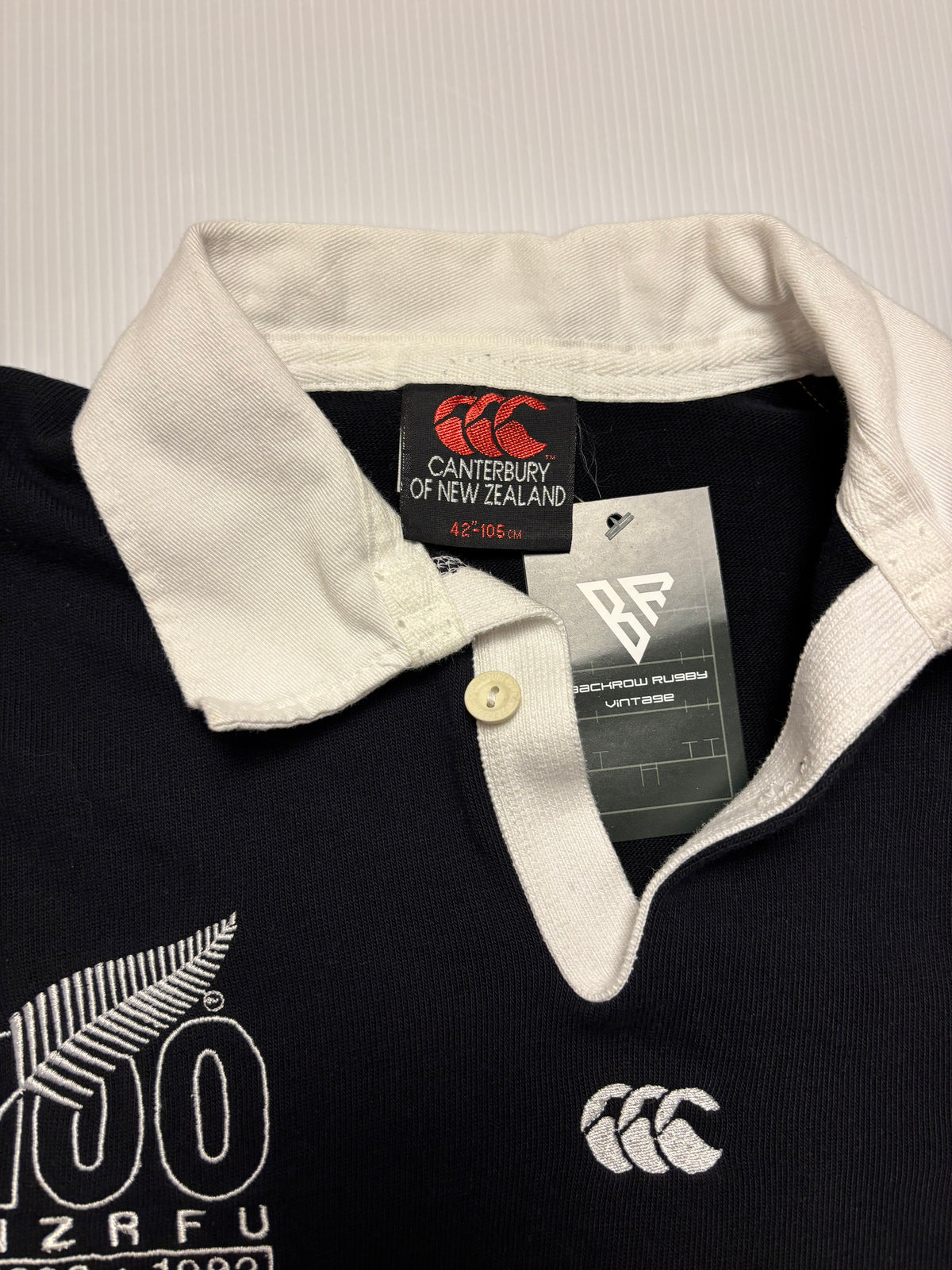 New Zealand All Blacks 1992 100th Anniversary Jersey - Medium