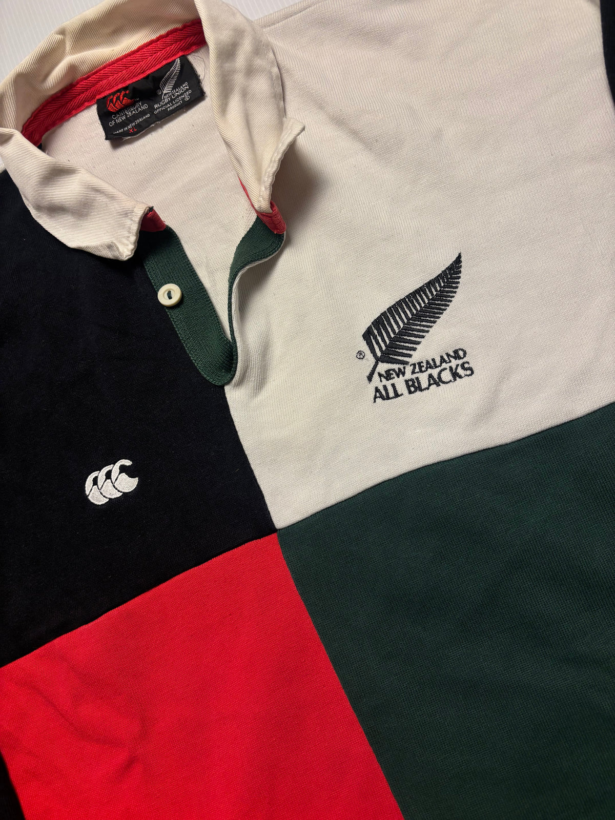 New Zealand All Blacks 90's Training Jersey - XL