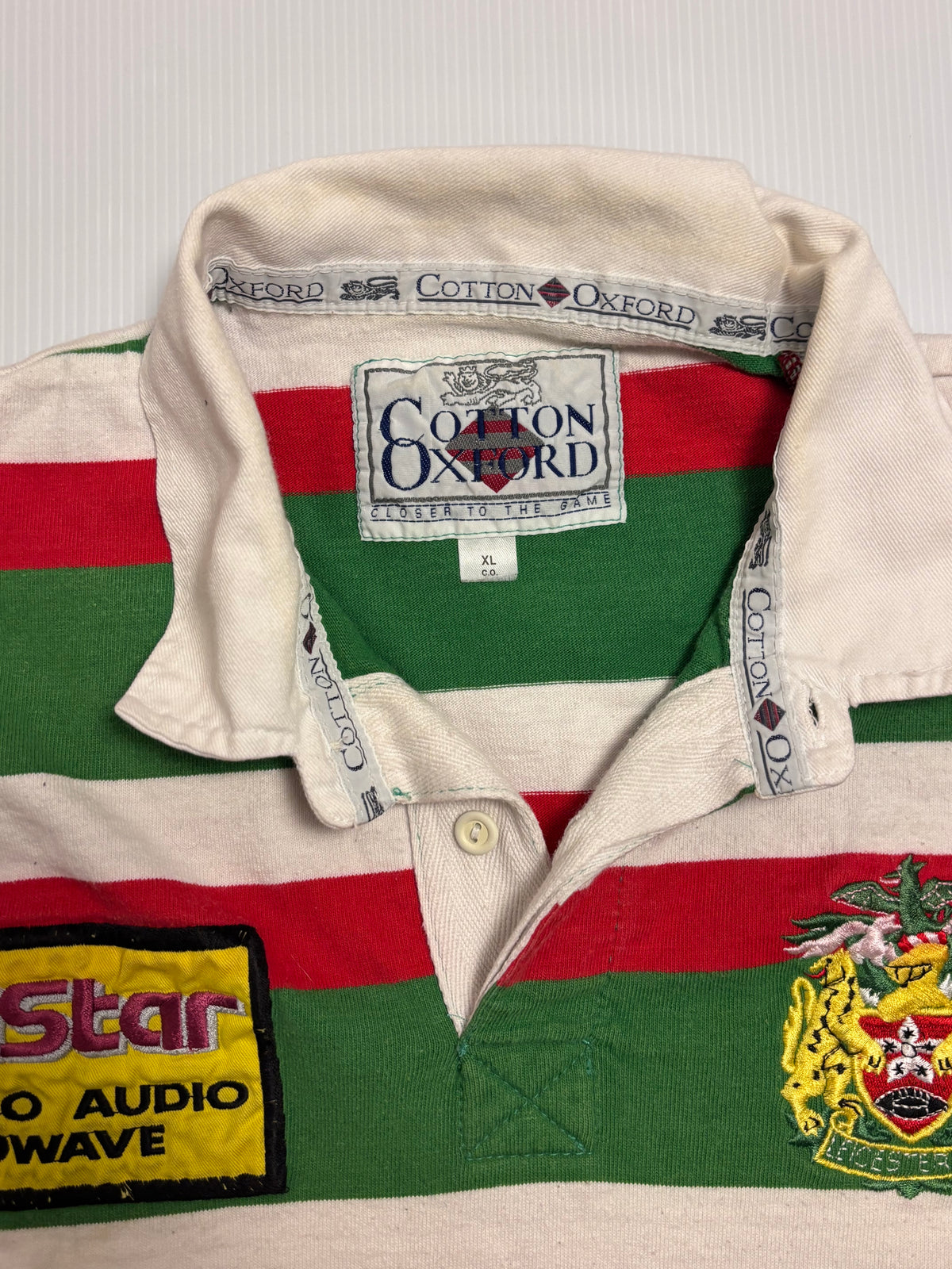 Leicester Tigers Jersey 1995/6 - Large/XL