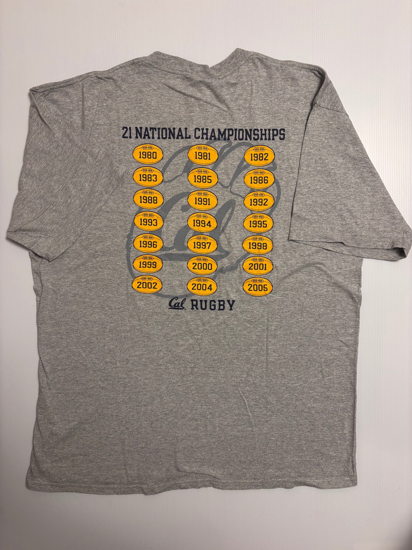 Cal Rugby Tshirt 2004 - XXL