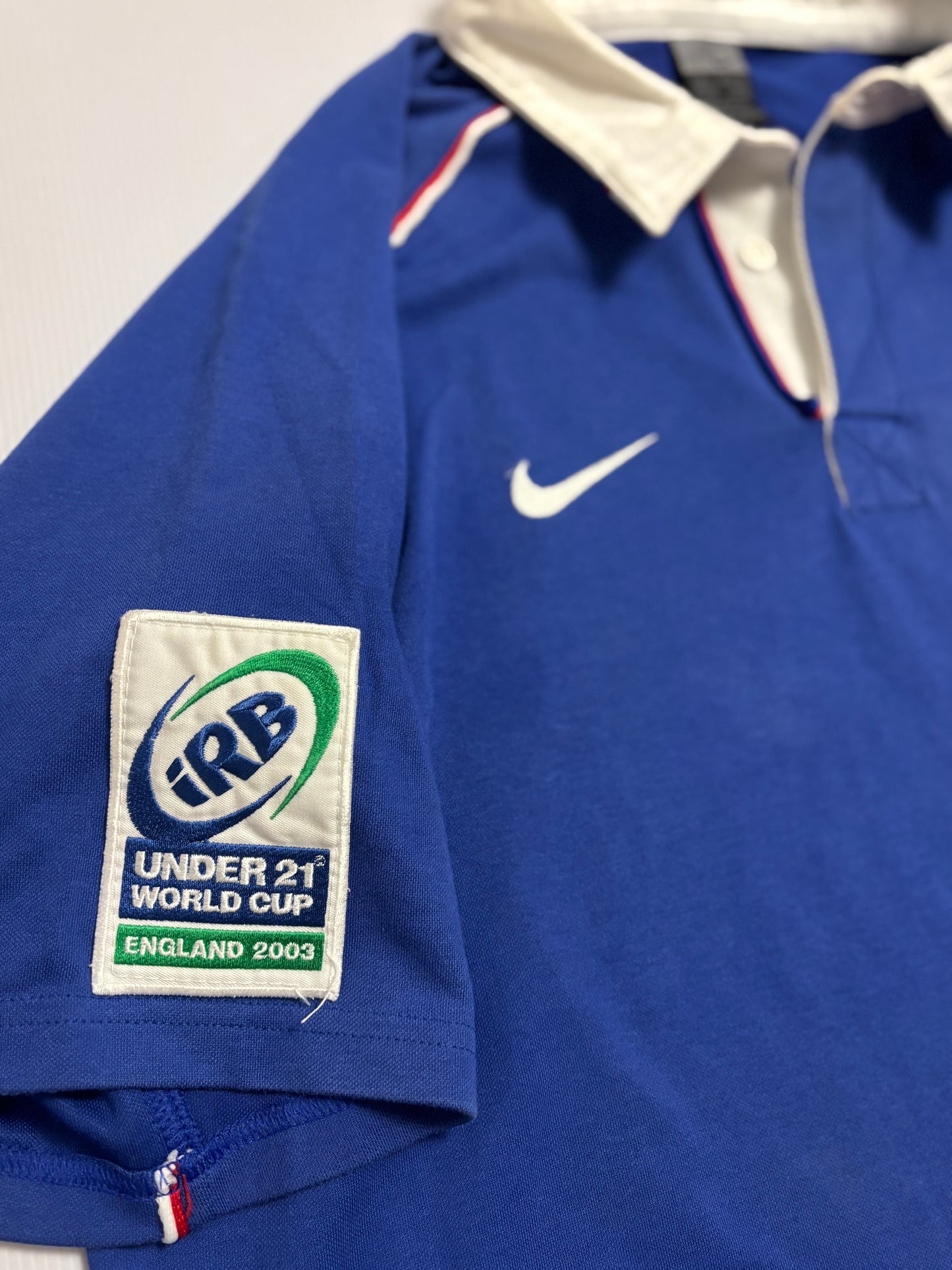 France Matchworn U/21 Jersey 2003 - XL/XXL